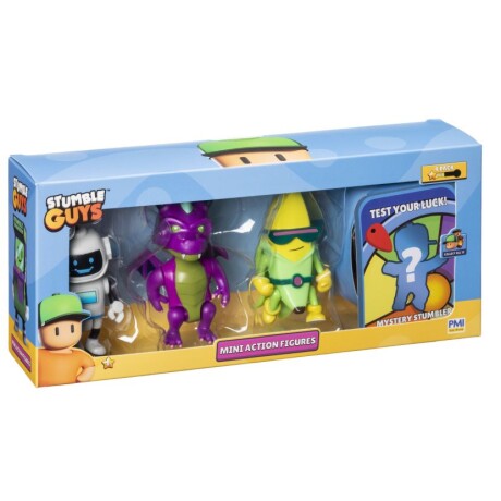 Pack X4 Figuras Stumble Guys SG3204 1 Sorpresa PACK-1