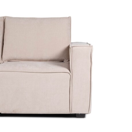 Rinconera Urban - Tela Microfibra - Chaise Izquierdo 12072 (Beige)