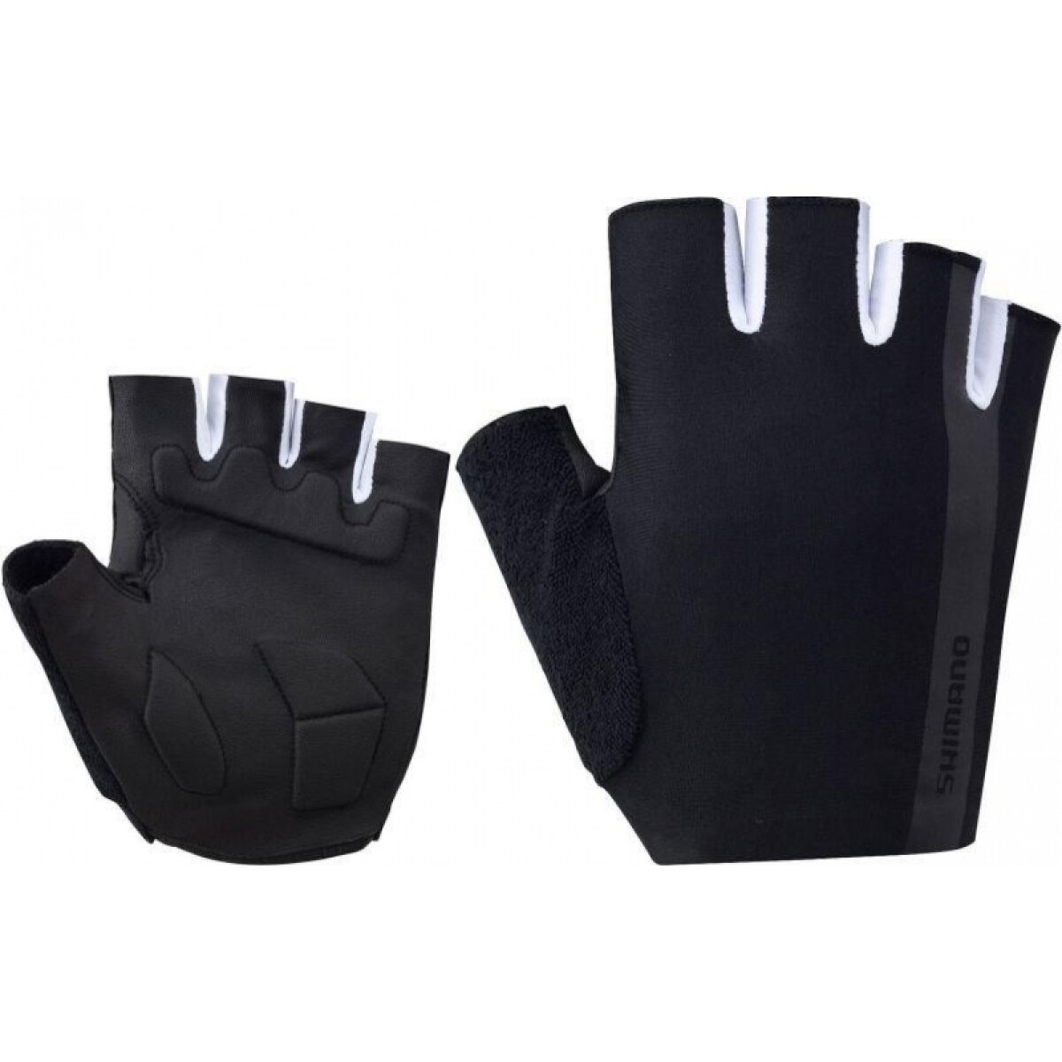 Guantes Ciclista Cortos Shimano Value Unisex - Negro 