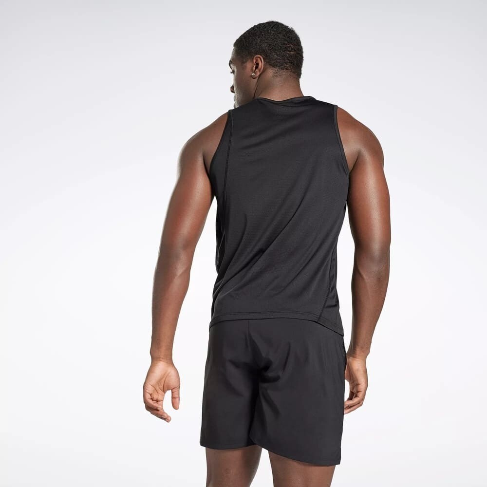 Running Speedwick Singlet - Hombre Black