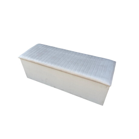 Baúl Pie de Cama Capitoneado 2 Plazas 160 cm Color Arena Baúl Pie de Cama Capitoneado 2 Plazas 160 cm Color Arena