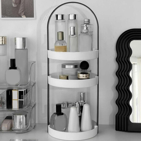 Organizador Redondo 3 Niveles Negro