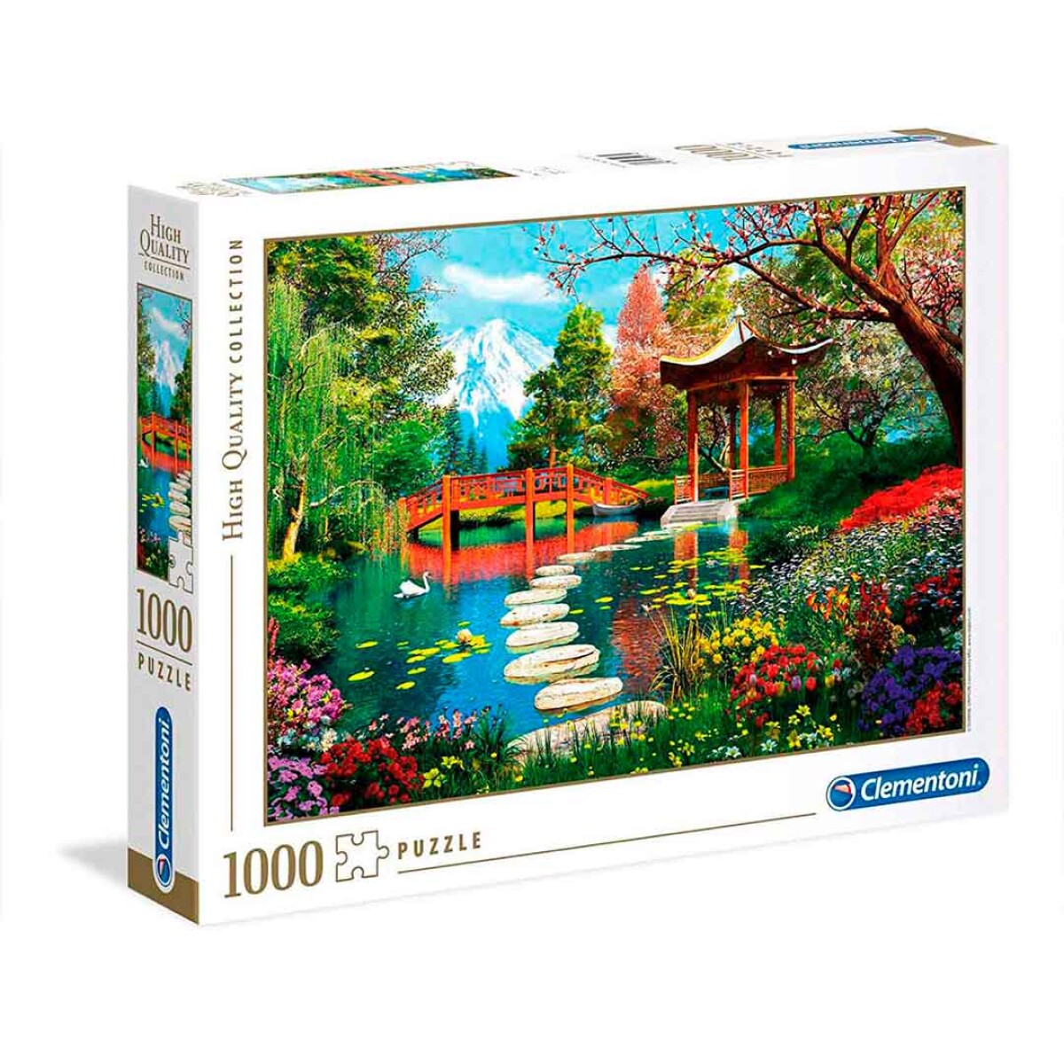 Puzzle Clementoni 1000 piezas Jardin Fuji High Quality - 001 