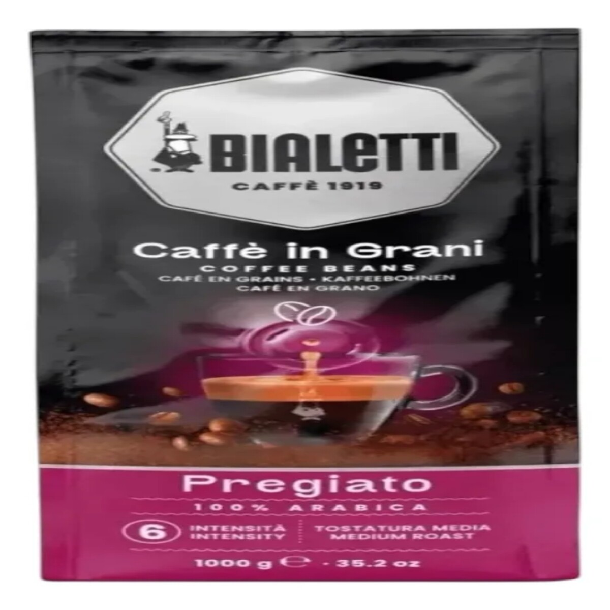 Café En Grano Bialetti Pregiato 1 Kilo 