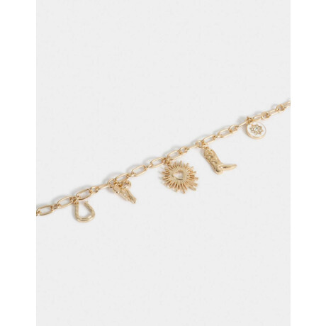 Pulsera Flexible Multidijes Dorado