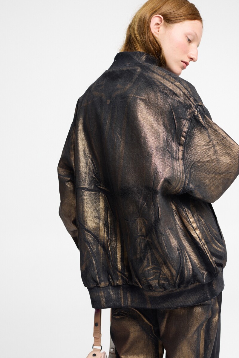 CAMPERA BOMBER Negro