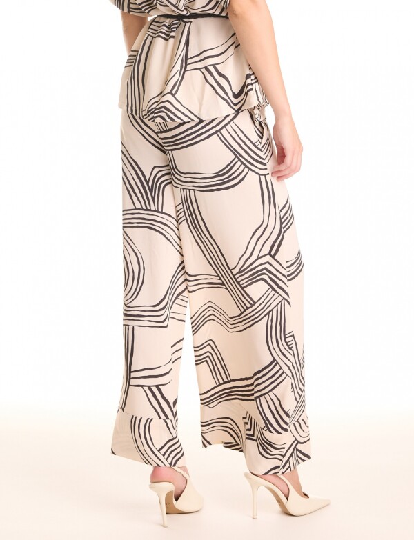 Conjunto Camisa & Pantalon NEGRO/BEIGE