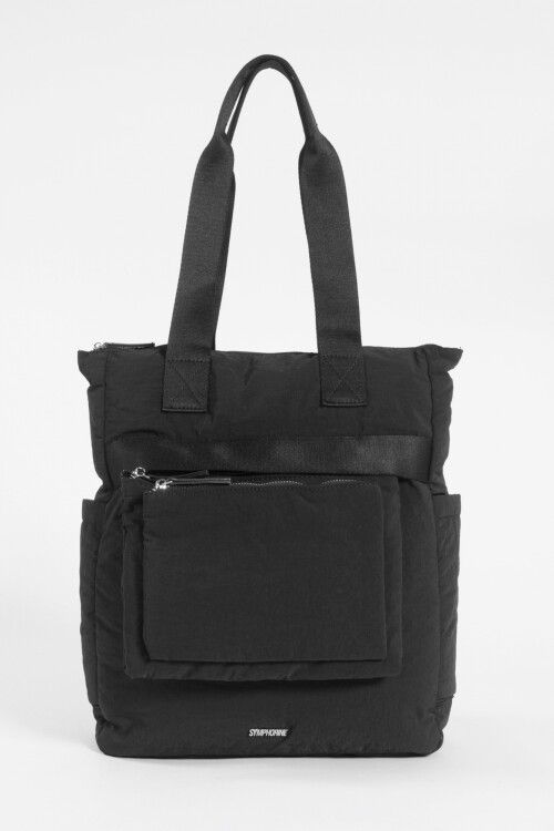 Mochila bolsillo removible negro