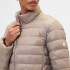 V-FRCH LOGO LW PUFFER JKT MEDIUM COOL BROWN
