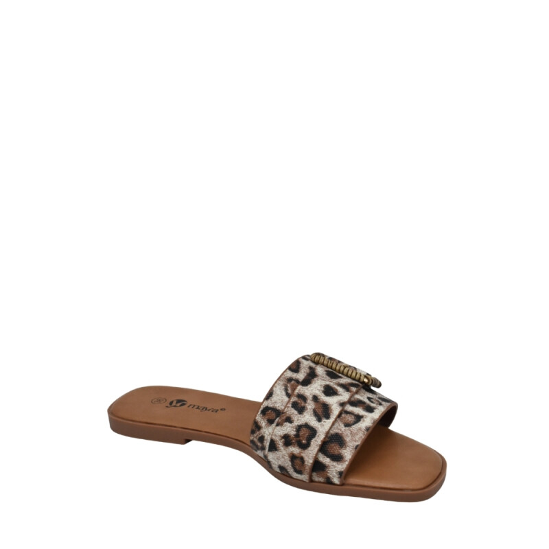 Sandalia de Dama Mayra LEOPARD