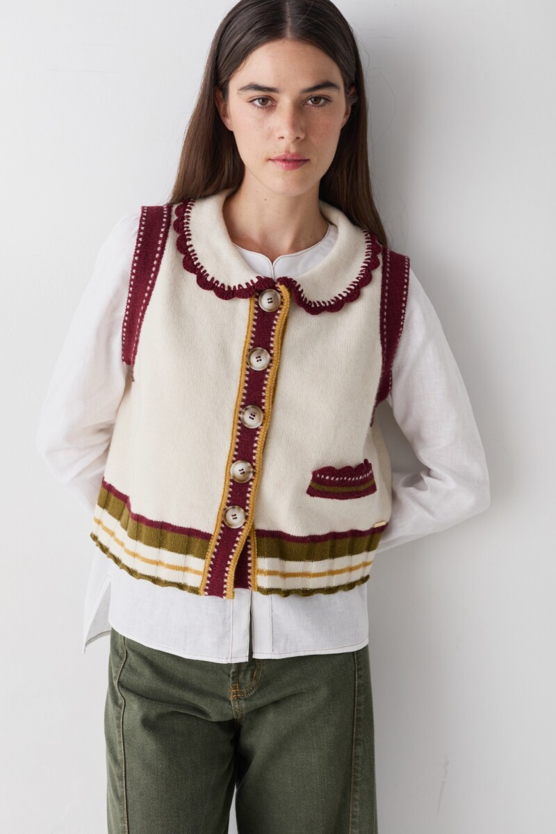 PRE VENTA CHALECO CUTIE Crudo