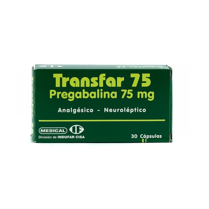 TRANSFAR 75 MG. CJ X 30 CÁPS. única