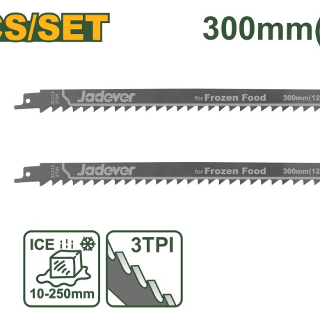 SIERRA SABLE HOJA X2 300MM MULTIUSO JADEVER SIERRA SABLE HOJA X2 300MM MULTIUSO JADEVER