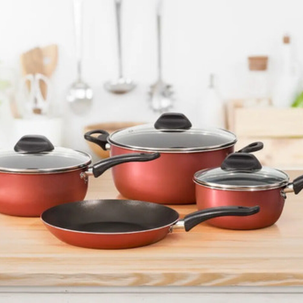 Olla Merlot con asas y tapa 24 cm CHEFF-FLON Olla Merlot con asas y tapa 24 cm CHEFF-FLON