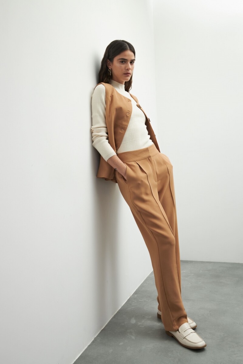 PANTALON BAUDIN - Almendra 