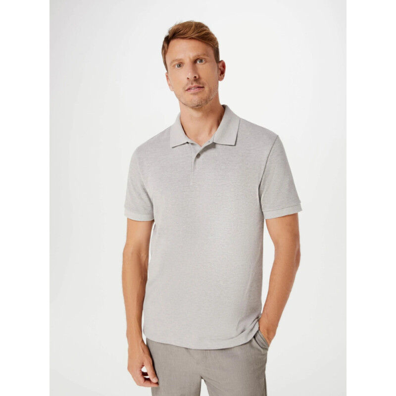 CAMISA POLO MM MASC CINZA MESCLA