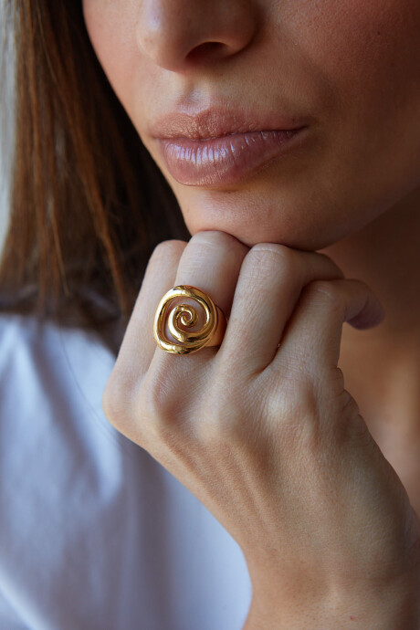 ANILLO ESPIRAL GOLD