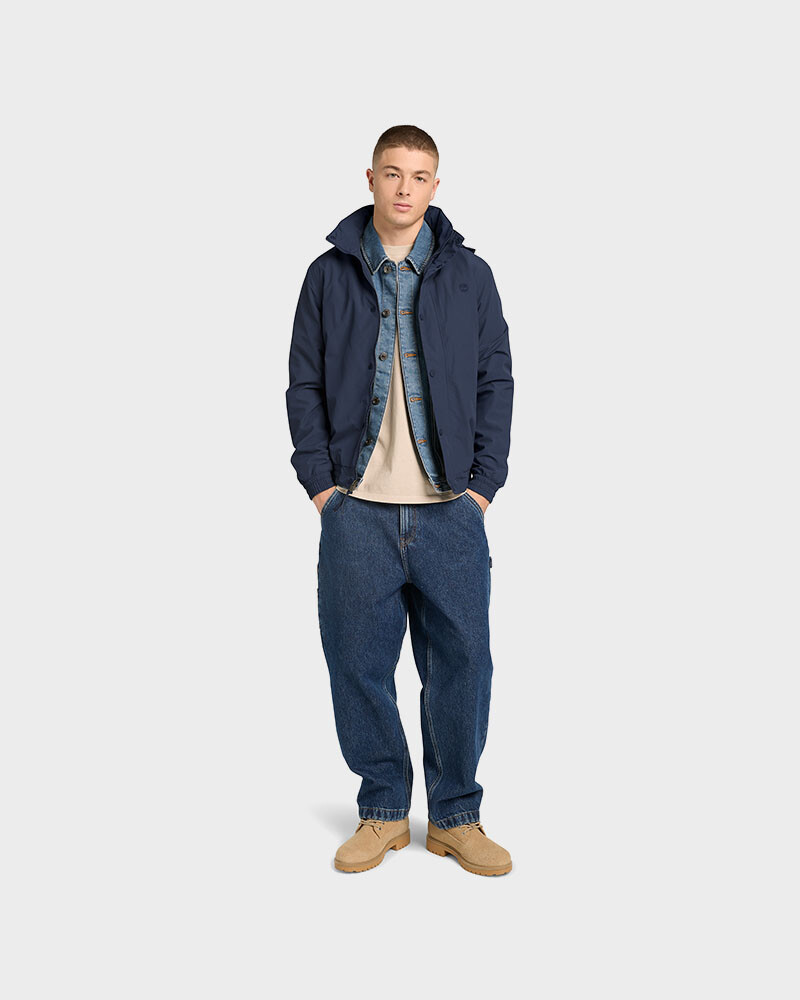 Casaca Waterproof Bomber Hombre Dark Sapphire
