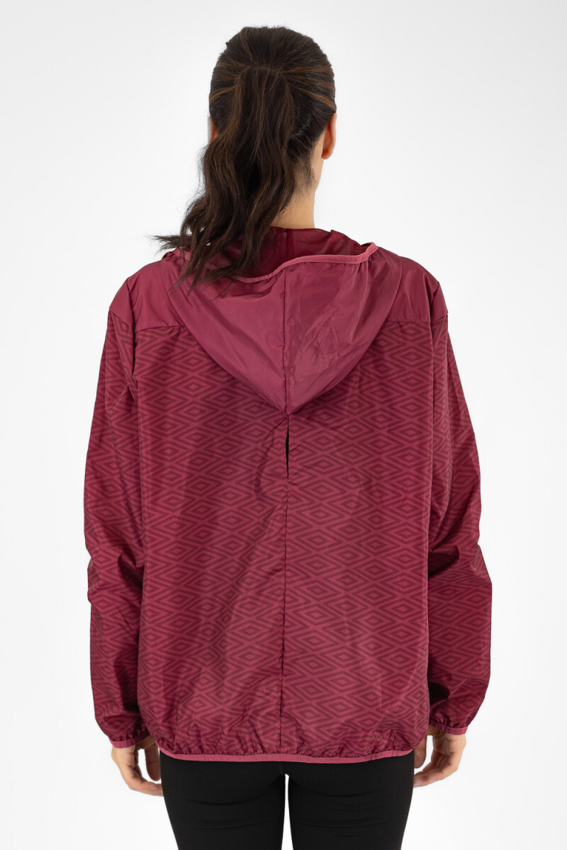 Campera micro deportiva umbro Bordeaux