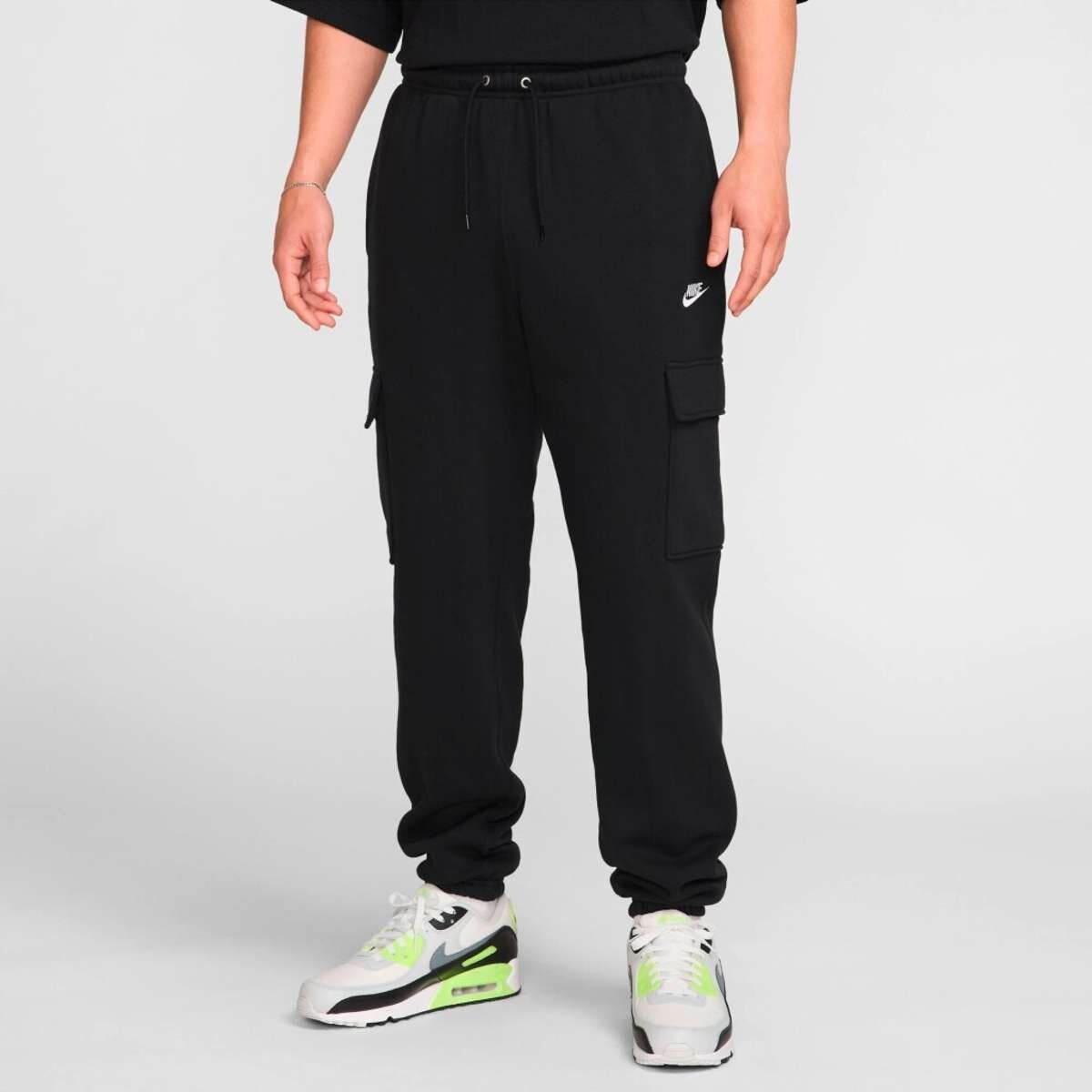 Pantalón Largo Nike Club de Hombre - Negro 