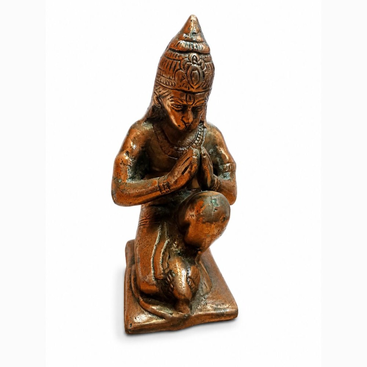 HANUMAN DE METAL COBRIZO - 838/22 X 12 Cm 