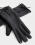 Guantes Varios Noche Guantes De Cuerina - Negro