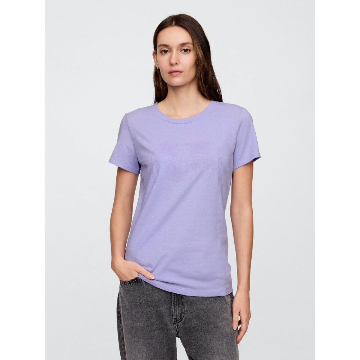 V-GAP SS CLSC TEE - WARM VIOLET 568 