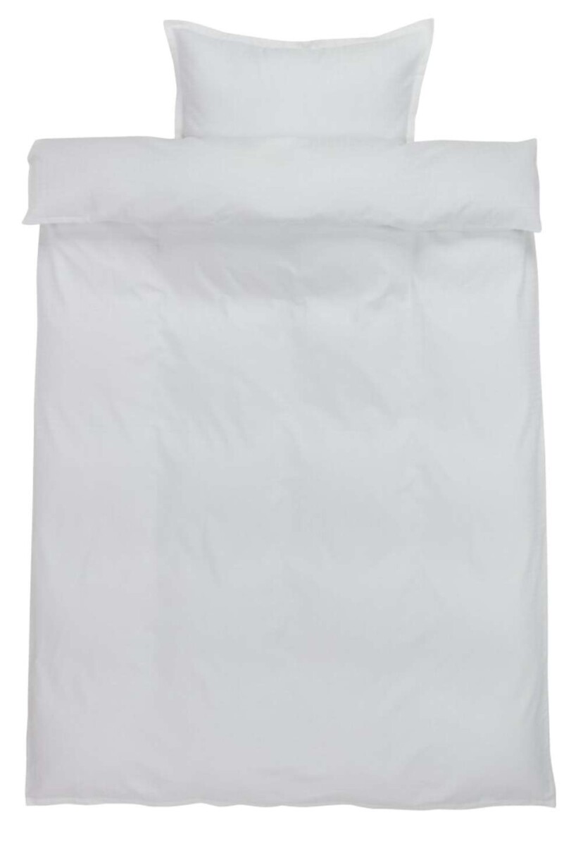 Juego Funda Nord Saten Ingeborg 155X220 - Blanco 