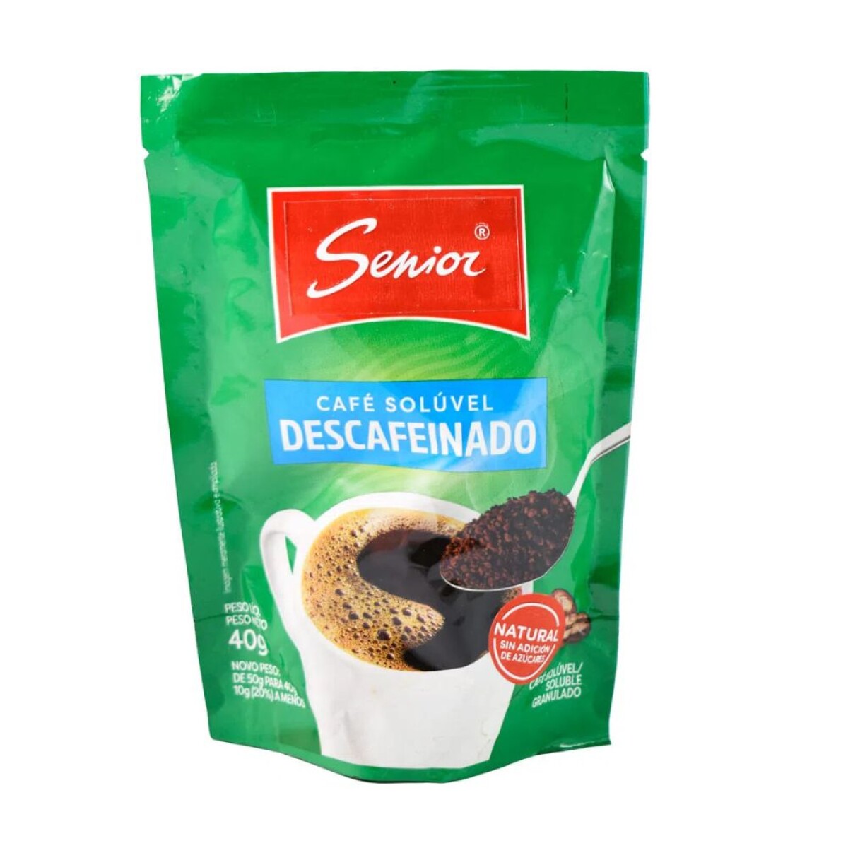 Café Soluble Descafeinado Senior 40g 
