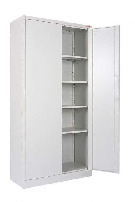 Armarios Metálico 4 Estantes 1.90 Puerta Y Llave Blanco Armarios Metálico 4 Estantes 1.90 Puerta Y Llave Blanco