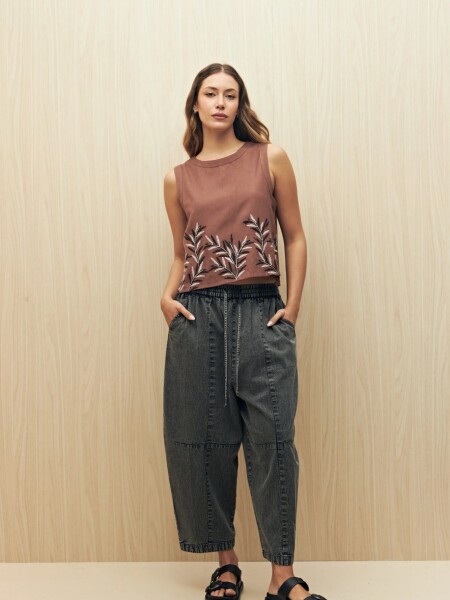 BLUZA ALLIE BEXTOR MARRON