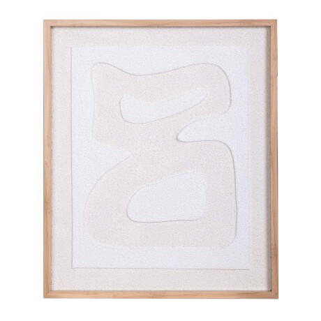 CUADRO LIENZO-Y-MDF NATURAL-BEIGE GOBI I