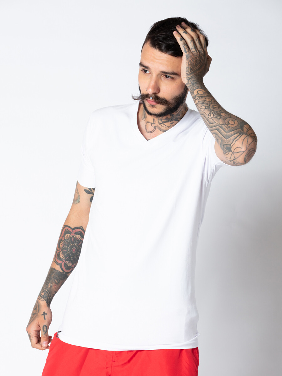 T-SHIRT MENDEZ DIXIE - Blanco 