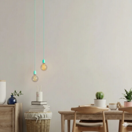 ACDH271 Lámpara Colgante Decorativa Rainbow Celeste