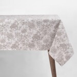 Mantel Premium Flores Beige 150 x 150