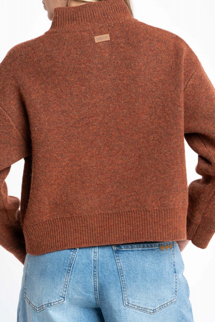 Cardigan Lana Chocolate