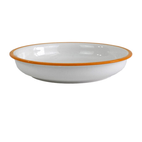 PLATO POSTRE CERAMICA BCA C/BORDE COLOR 20X3.5CM PLATO POSTRE CERAMICA BCA C/BORDE COLOR 20X3.5CM