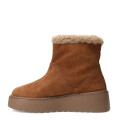 Botas de Mujer Bottero Caña Alta Con Piel Marrón Camel