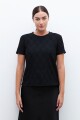 Blusa broderie negro