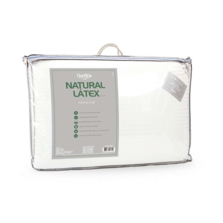 Almohada Natural Alto Premium Duoflex Latex Latex Blanco