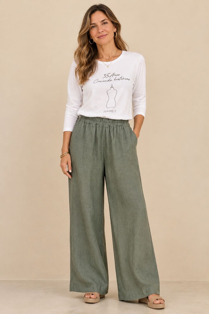 PANTALON BRISA - Aceituna 