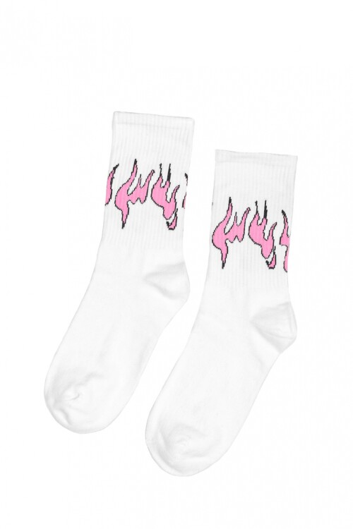Medias Fuego Blanco