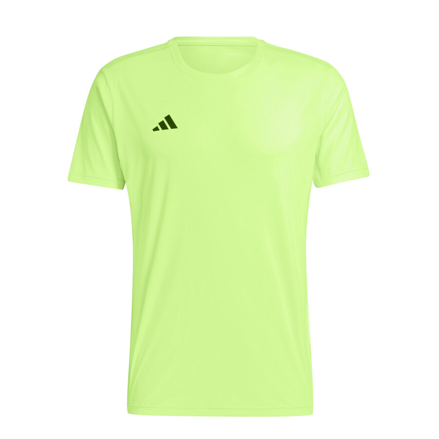 Remera de Hombre Adidas Adizero Essentials Verde Fluo