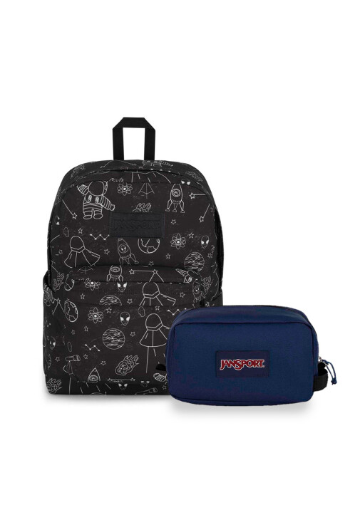 Mochila SuperBreak Plus + Cartuchera Cosmic City