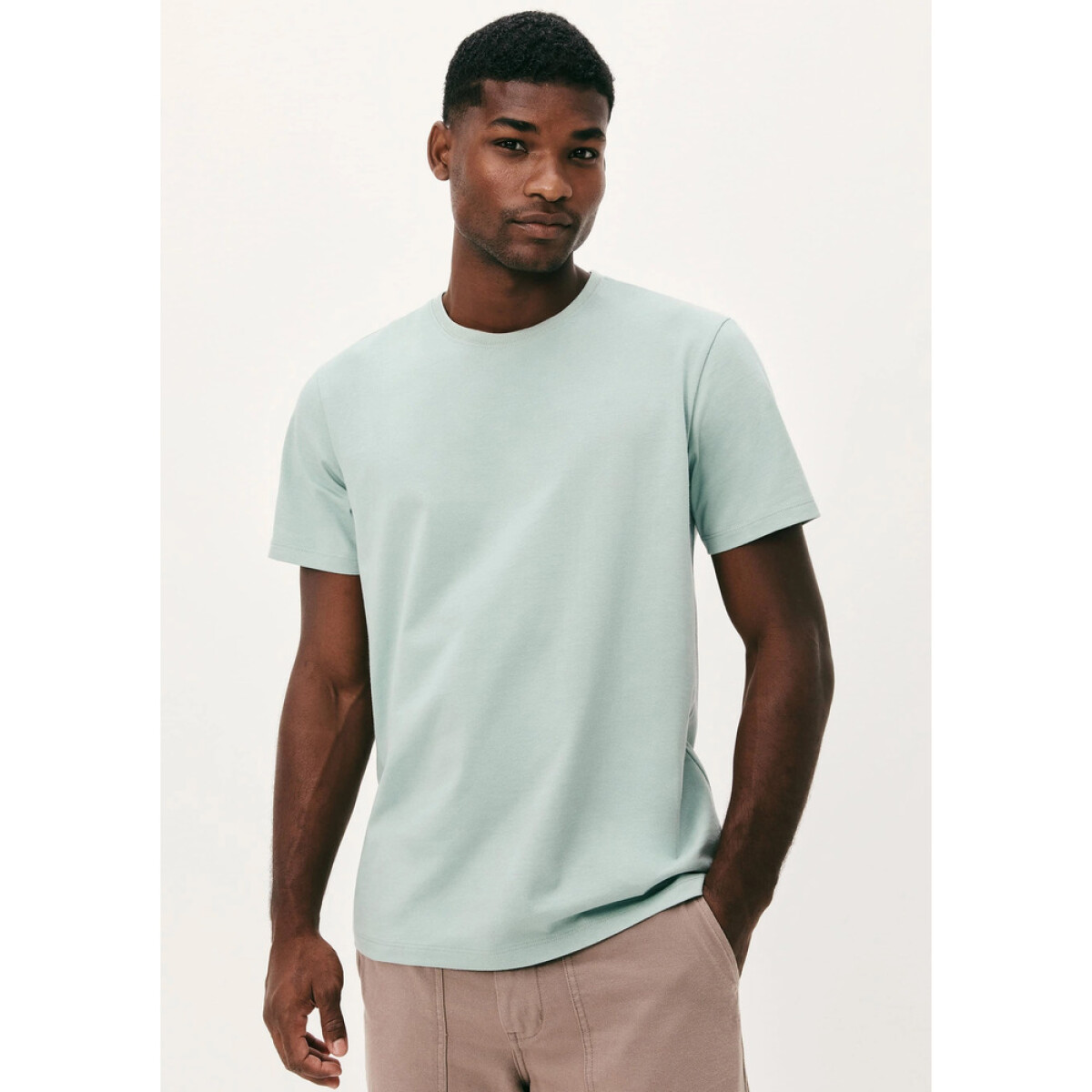 CAMISETA MM MASC - VERDE CLARO 