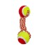 Juguete Perro Pelotas Tenis Cuerda Soga Trenzada Mascotas Variante Color Rojo