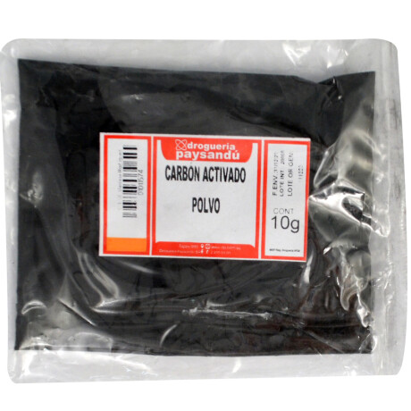 Carbón Activado en Polvo 10 g