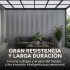 Pack X10 Wpc Simil Madera Panel Revestimiento Lambrin 2.85m Color Gris Oscuro