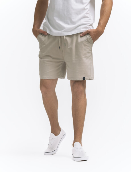 Short de Felpa French Terry SR-24 Beige