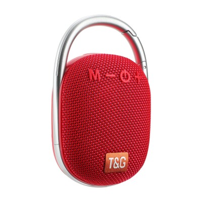 Parlante portátil bluetooth TG321 simil clip rojo Parlante portátil bluetooth TG321 simil clip rojo